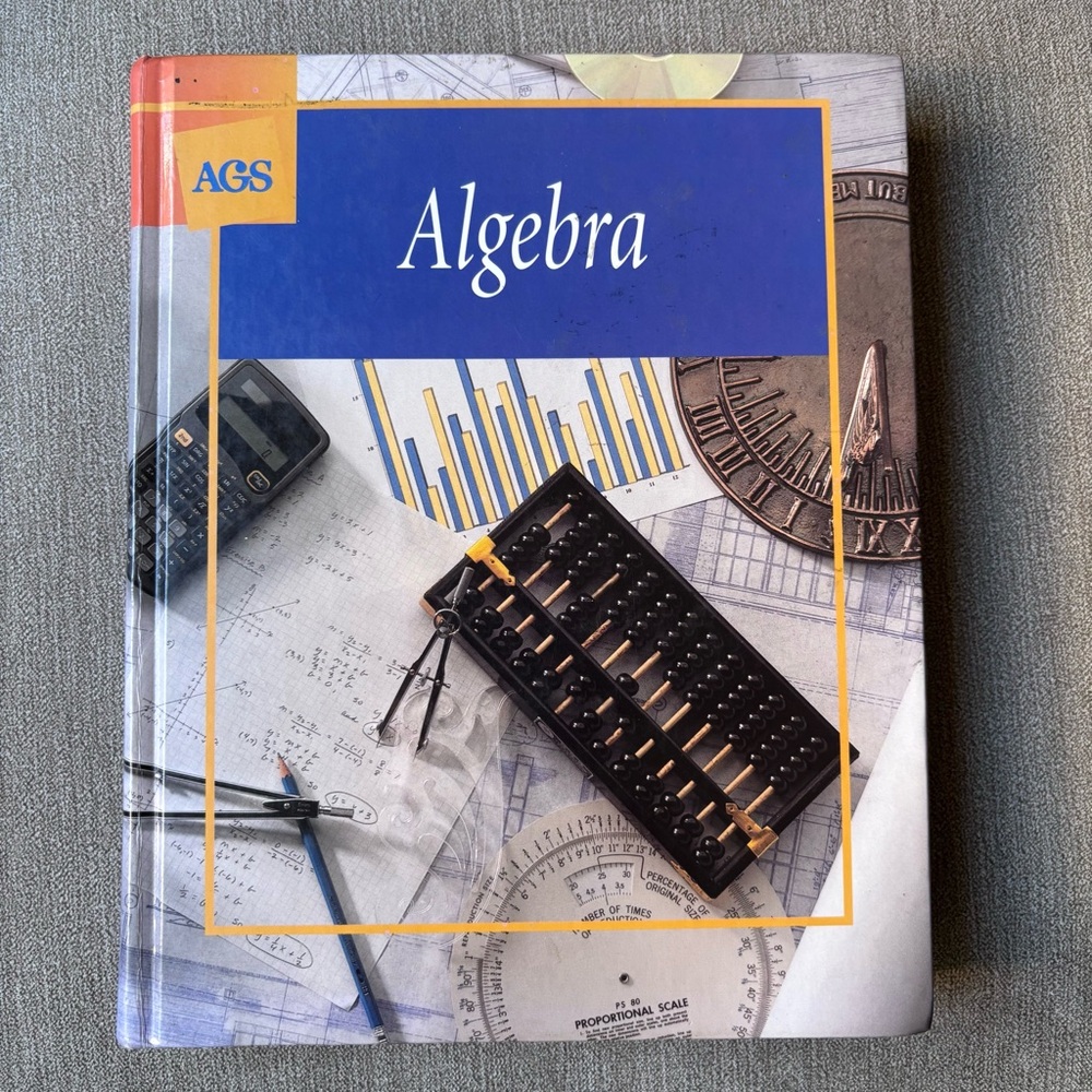 AGS Algebra Textbook Siegfried Haenisch 1998 Hardcover Mathematics
